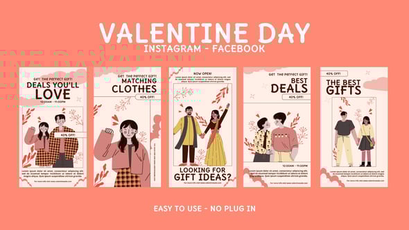 Videohive Valentine Day Celebration Instagram Stories