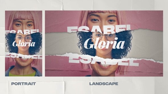 Videohive Torn Paper Intro Logo