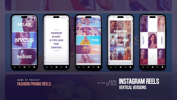 Videohive Vertical Fashion Promo Reels