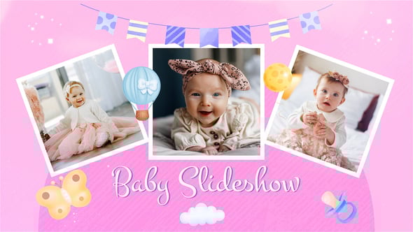 Videohive Baby Album Slideshow 57202224