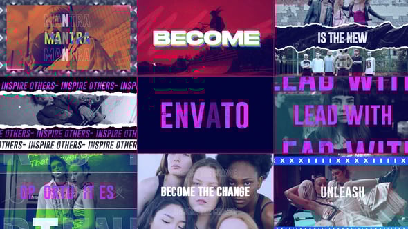Videohive Grunge Opener Vibrant