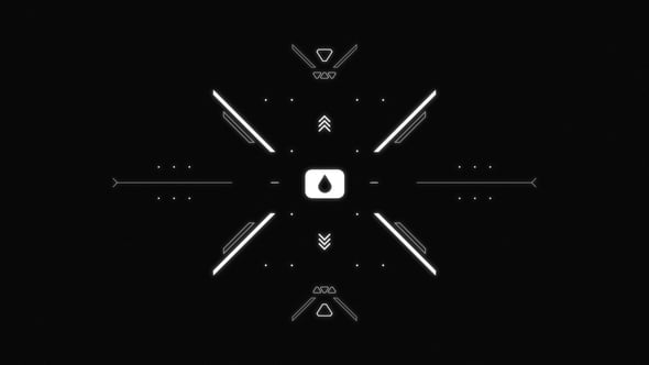Videohive Minimal HUD Logo