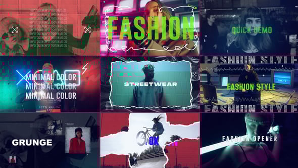 Videohive Fashion Opener Grunge