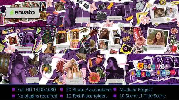 Videohive Collage Slideshow 57067943