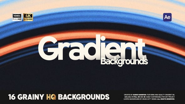 Videohive Grainy Gradient Backgrounds