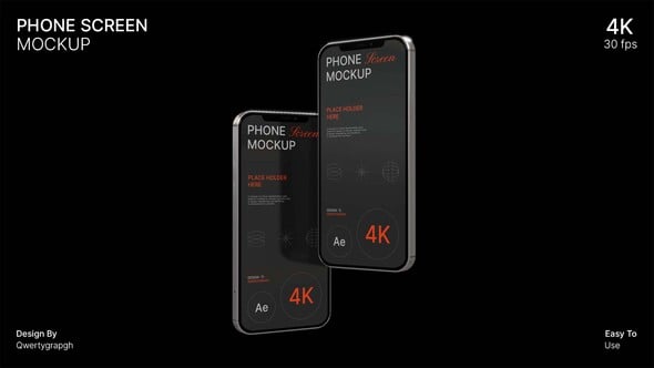 Videohive Phone Screen Mockup 55890815