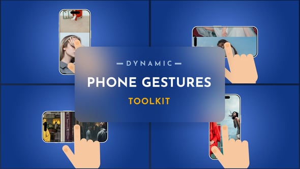 Videohive Dynamic Phone Gestures Toolkit
