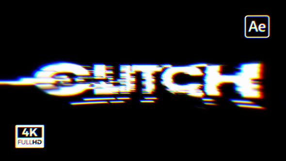 Videohive Glitch Logo Reveal 55815376