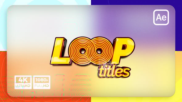 Videohive Loop Titles Animation