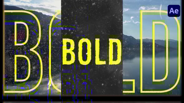 Videohive Grungey Fast Promo Message
