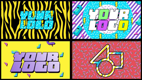 Videohive Retro 90s Fun Logo
