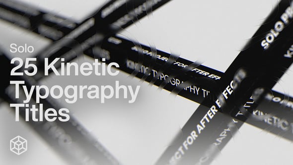 Videohive Solo – 25 Kinetic Typography Titles