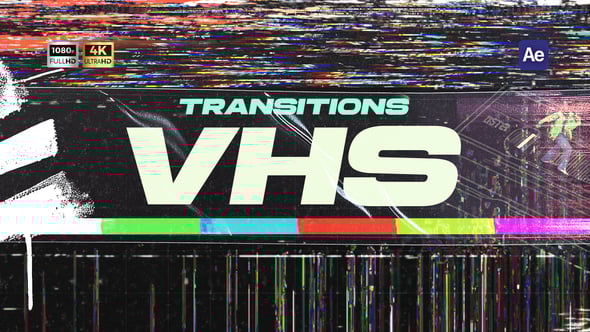 Videohive VHS Transitions 56489666
