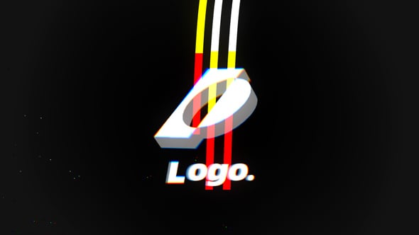 Videohive Cool Glitch Logo Titles