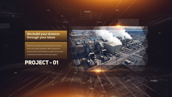 Videohive Industrial Manufacturing Slideshow