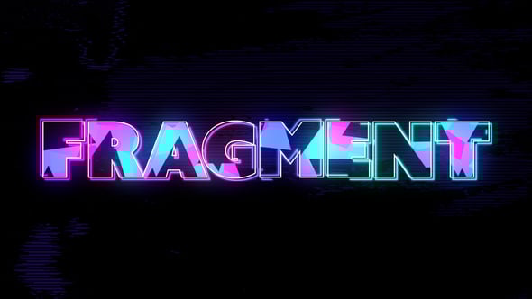 Videohive Neon Fragment Title