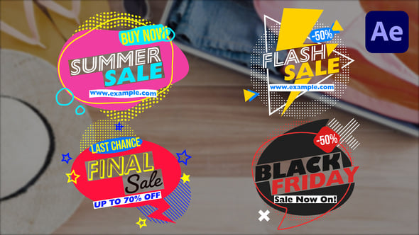 Videohive Flash Sale Price Tag Badges