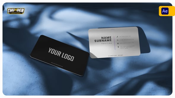 Videohive Modern Business Card Mockup