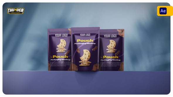 Videohive 3D Pouch Packaging Mockup