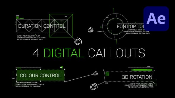 Videohive Digital Callouts