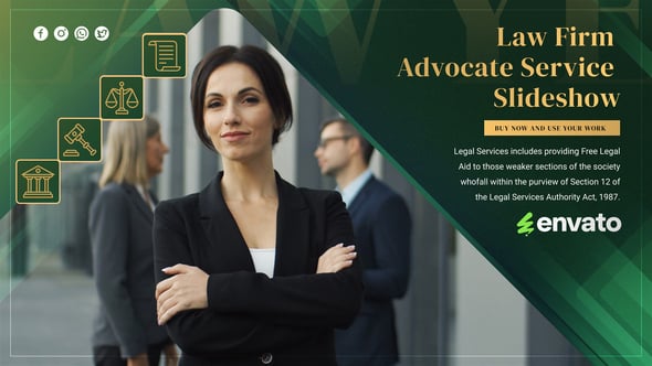 Videohive Law Firm Service Slideshow