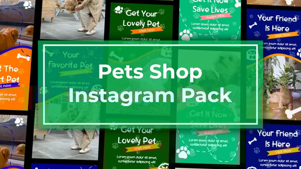 Videohive Pets Vertical Instagram Template