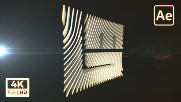Videohive Sliced Logo Opener
