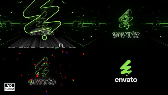 Videohive Glitch Logo 57186083