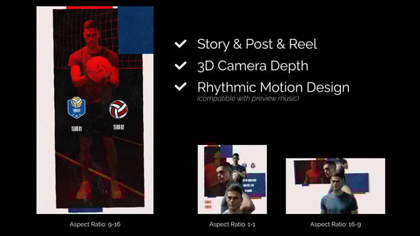 Videohive Volleyball Matchday Promo
