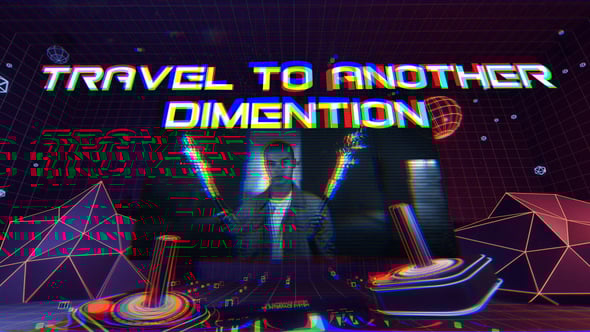 Videohive VR Metaverse Title Intro