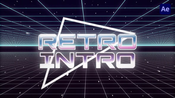 Videohive 80s Retro Gaming Intro Title