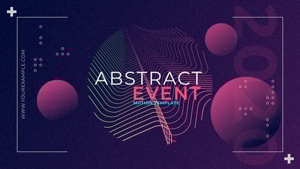 Videohive Abstract Event Title