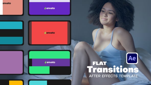 Videohive Flat Transitions 56402220