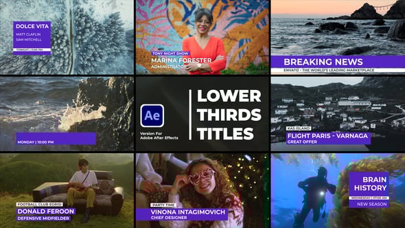 Videohive Lower Thirds Titles 57189340