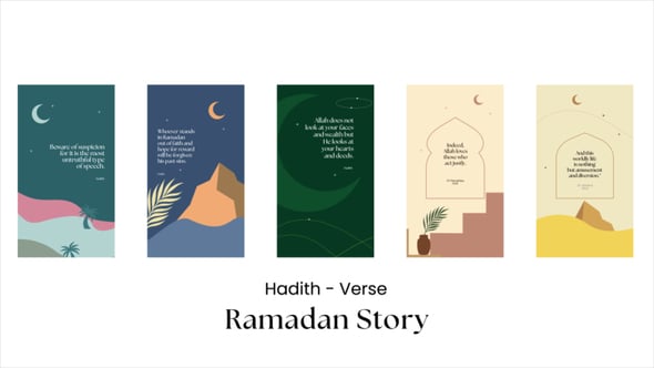 Videohive Ramadan Hadith Verse Story