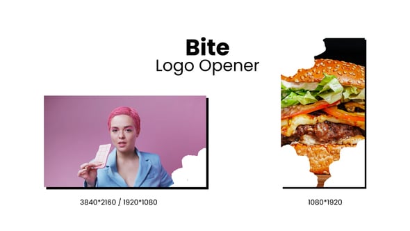 Videohive Bite Logo Opener