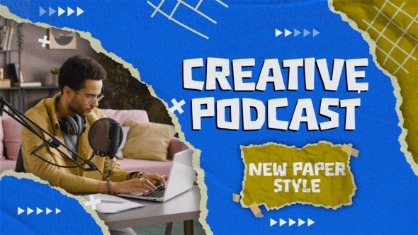 Videohive Paper Opener Podcast Opener