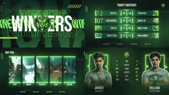 Videohive Esport Broadcast Package 56860698