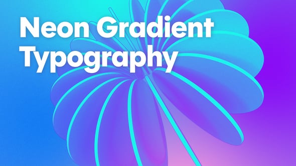 Videohive Neon Gradient Typography