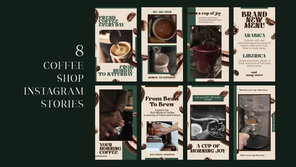 Videohive Coffee Shop Instagram Story