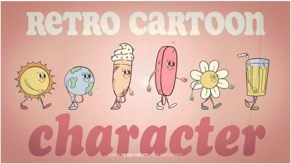 Videohive Retro Cartoon Character – Summer