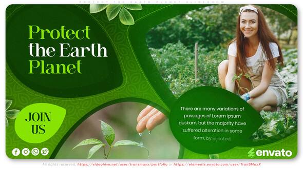 Videohive Protect the Earth Planet Slideshow