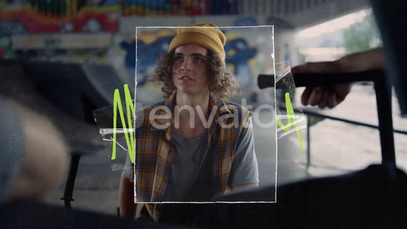 Videohive Taped Paper Transitions