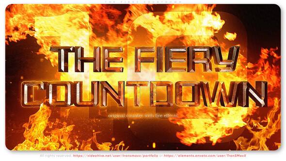 Videohive The Fiery Countdown