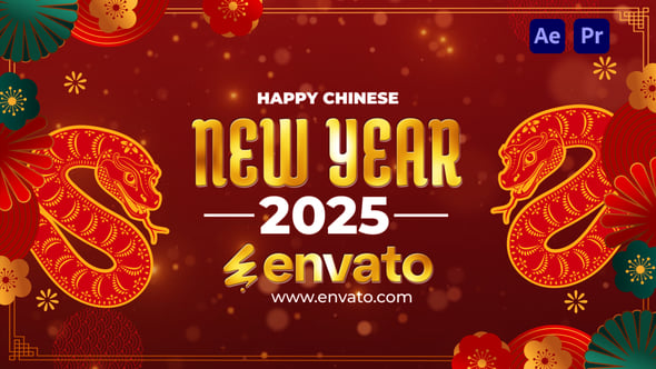 Videohive Chinese New Year Wishes 2025