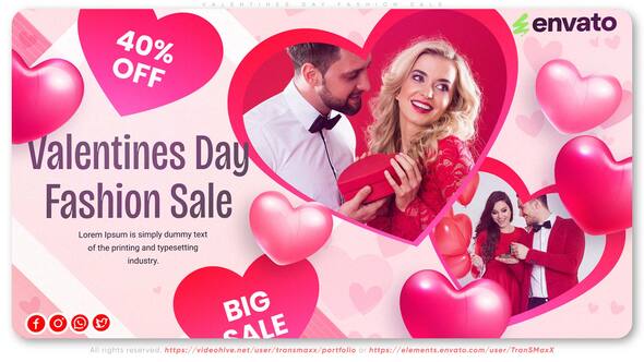 Videohive Valentines Day Fashion Sale