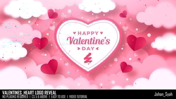 Videohive Valentines_Heart Logo Reveal