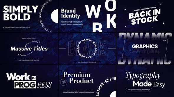 Videohive Big Titles 56309160