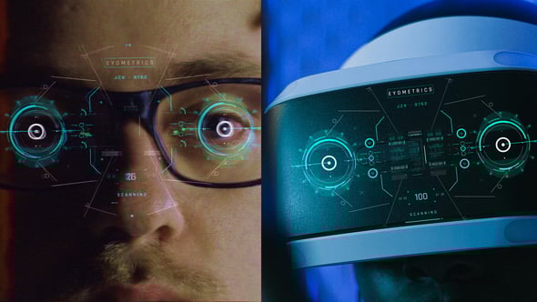 Videohive HUD Biometrics Finger Prints