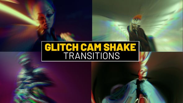 Videohive Glitch Cam Shake Transitions | After Effects